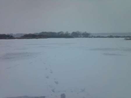 За карасём в снегопад За карасём в снегопад