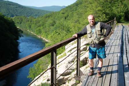 Трудовая рыбалка на горной реке Трудовая рыбалка на горной реке