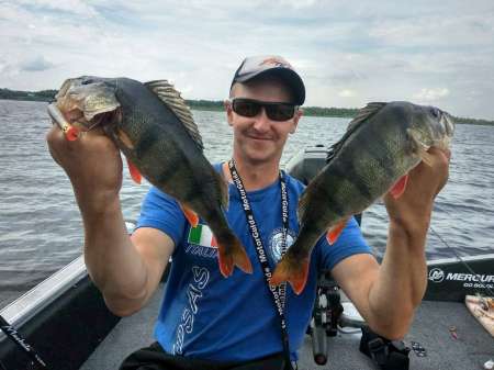 Трофейные окуни на поппер Трофейные окуни на поппер