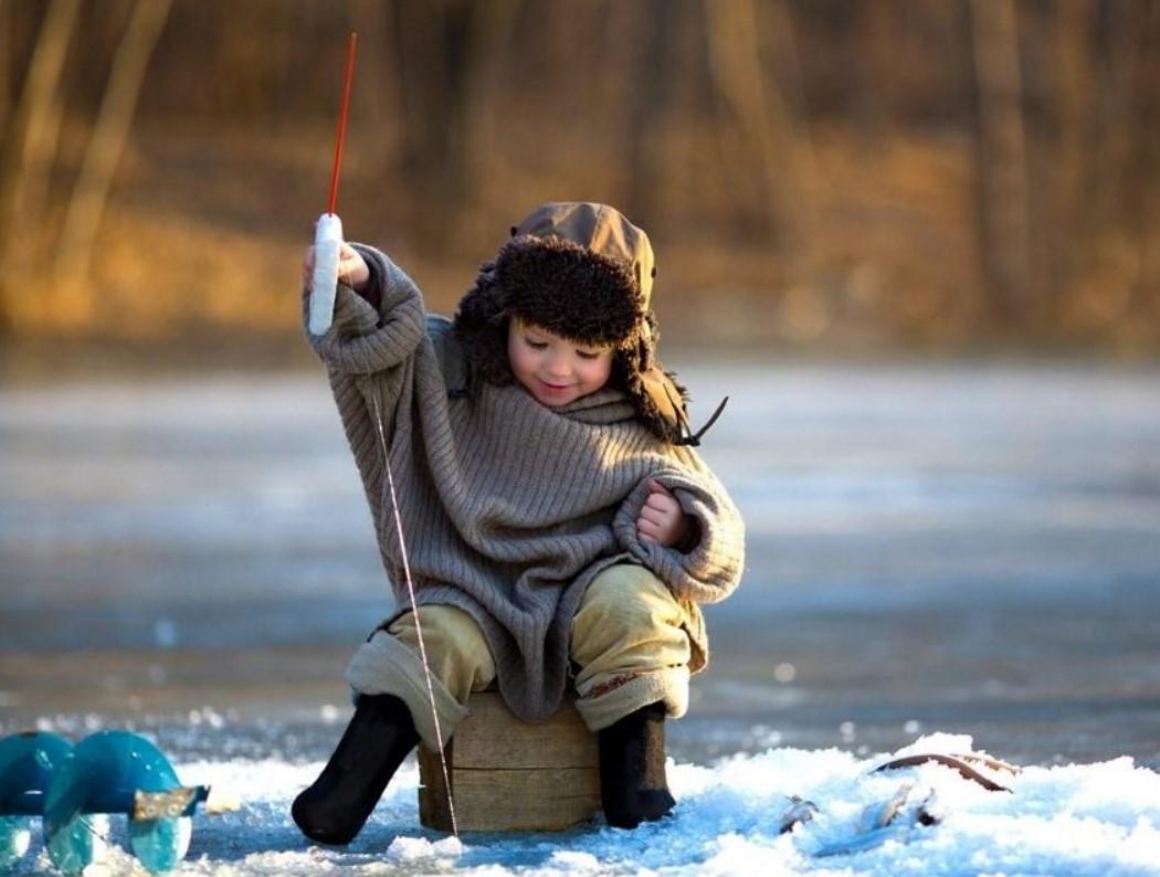 Рыбак зимой
